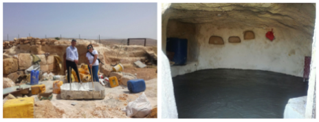 $2000 allows us to renovate a cave for living space for those who continue to be displaced